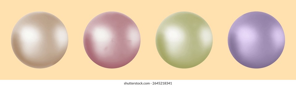 Realistic glossy  rainbow ball.Abstract 3D light bubble with glare.Geometric abstract  iridescent liquid shape.
