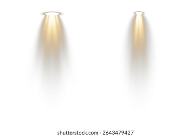 O brilho realista define a precisão do humor. Feixe Shimmer flutua em cena vetorial. A luz de estúdio transforma a visualização de conceito. A iluminação de eventos transmite emoção teatral.