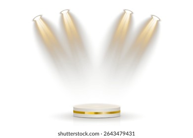 Realistic glow defines mood precision. Shimmer beam floats in vector scene. Studio light transforms concept visualization. Event lighting conveys theatrical emotion.