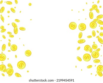 Realistic Gold coins explosion. Isolated on transparent background. Vector illustration Applicable for gaming, gambling, jackpot illustration.