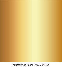 Realistic gold foil texture background. Yellow vector elegant, shiny and metal gradient template for golden border, gold frame, ribbon design.
