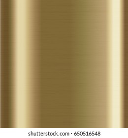 Realistic gold foil texture background. metal gradient template for golden border, frame, ribbon design
