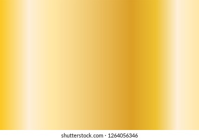 Realistic gold gradient texture. Shiny golden metal foil gradient. Vector illustration