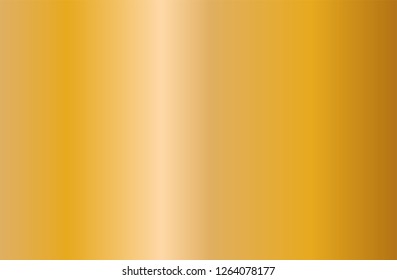 Realistic gold gradient texture. Shiny golden metal foil gradient. Vector illustration