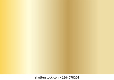 Realistic gold gradient texture. Shiny golden metal foil gradient. Vector illustration