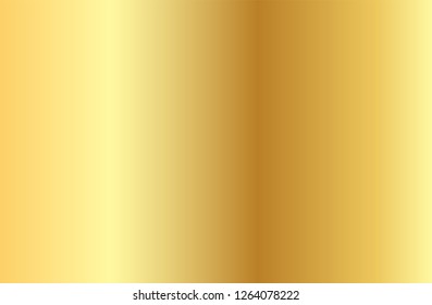 Realistic gold gradient texture. Shiny golden metal foil gradient. Vector illustration