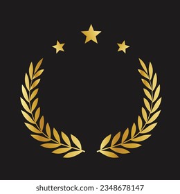 Realistic Golden Luxury Badges Collection