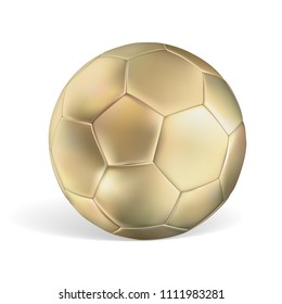 Soccer Ball Made Gold Silver Isolated 库存插图 60868696 | Shutterstock