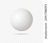 Realistic golf ball. Vector illustration