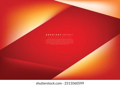 Diseño de fondo rojo abstracto de gradiente realista