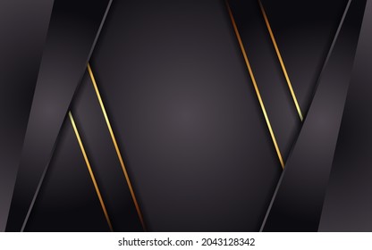 Realistic gradient golden luxury background
