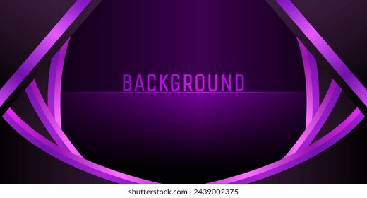 Realistic gradient luxury background, paper cut Luxury purple Background with dark metal texture.