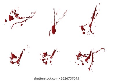 Realistic gradient red bloody splatter blob blood background decoration