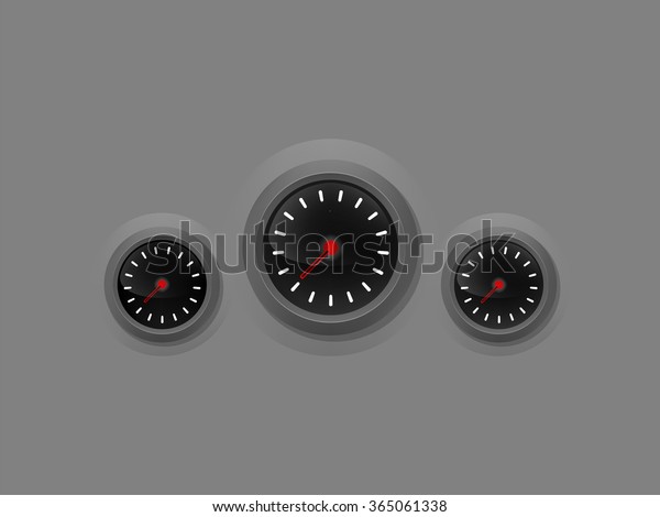 realistic graphic design of speed,power,fuel\
gauge meter,illustration of gauge\
meter