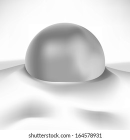 realistic gray pearl background vector illustration