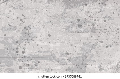Realistic gray wall texture, abstract background - Vector illustration