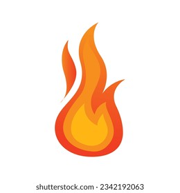 realistisches Großfeuer-Vektordesign