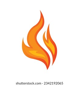 realistic great fire vector design