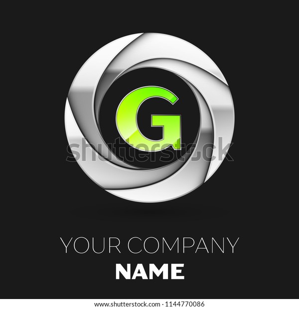 Realistic Green Letter G Logo Symbol Stock Vector Royalty Free