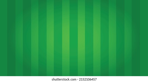 Realistic green soccer field with vertical lines - Vector illustration