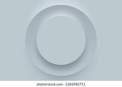 a realistic grey soft circle abstract backdrop