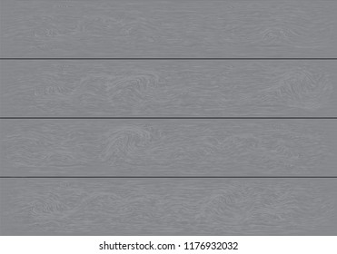 Realistische graue Holzplanke Muster Hintergrund Textur Vektorgrafik.