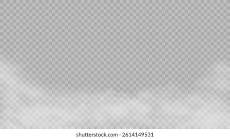 Realistic Ground Smoke Effect on Transparent Background
