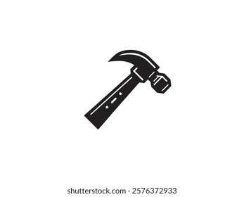 Realistic Hammer Icon ,Essential Tool for Building, Carpentry, and Renovation