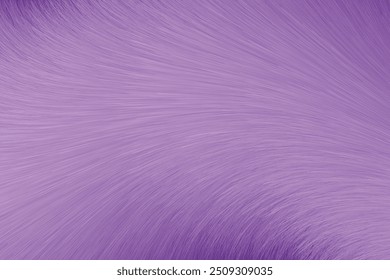 Realistic Hand Drawn Purple Fur Texture Background. Vector Illustration For Poster, Banner etc.