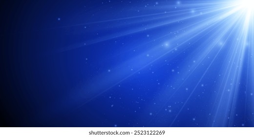 Realistische Highlights: Glühende Effekte und Sonnenlichtreflektion auf transparentem Hintergrund