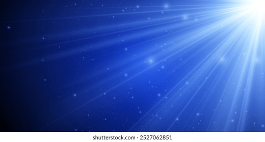 Realistic Highlights: Glowing Effects and Sunlight Reflection on Transparent Background