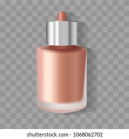 Realistic highliter from above isolated vector illustration