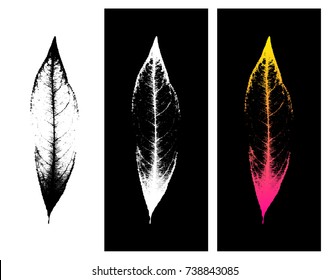 Realistic highly detailed leaves composition.