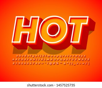 Realistic Hot 3D Text Style