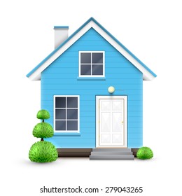 Realistic House, Vector