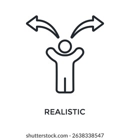 Realistic Icon Outline Style. Vector Illustration For Graphic Design