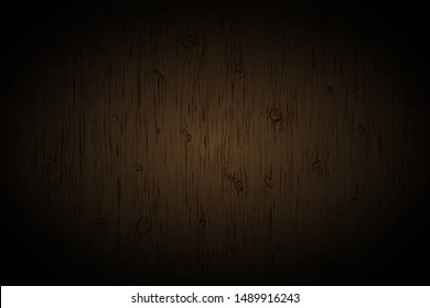 Realistic Illuminated wood texture. Original vector background, illustration for Your design.