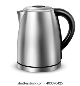 Realistic illustration of electric kettle, vector format