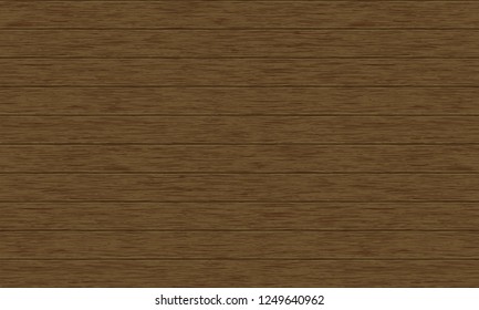 Realistic illustration of a floor of wooden planks or parquet, texture of beech or oak - vector