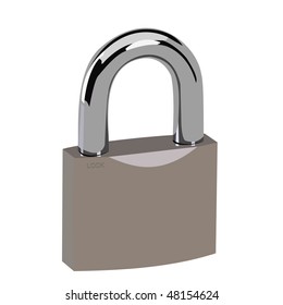 Realistic illustration lock - vector