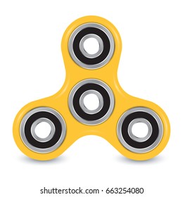 Realistic image of Fidget Spinner. Vector illustration.