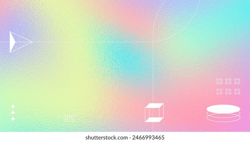 Realistic iridescent glitter background vector design in eps 10