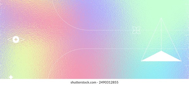 Realistic iridescent glitter background vector design in eps 10