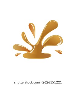 Creme de caramelo isolado realista. Ilustração de doce de toffee líquido em fundo transparente. Decoração de moldura de bordo pegajoso líquido.