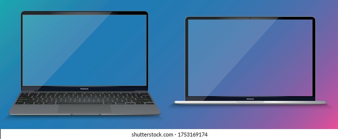 Realistic Isolated vector illustration of the Laptop Computer.