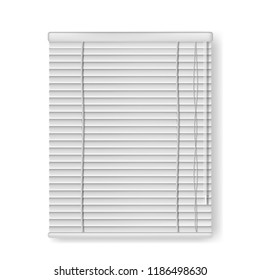 Realistic isolated window blinds. Vector illustration