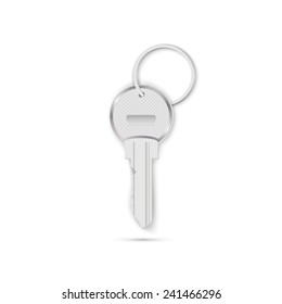 realistic key Isolated on white background, EPS 10
