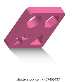 Realistic Kids Cube Toy