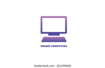 Realistic laptop front view. Laptop,computer modern . Blank screen display notebook. Opened computer screen with keyboard. Smart device.