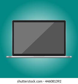 Realistic Laptop Vector Design